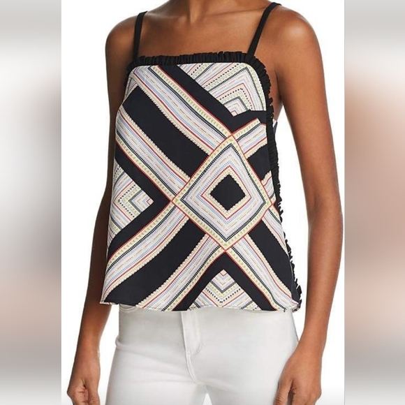Cooper & Ella Graphic Black and White Camisole - Picture 2 of 13